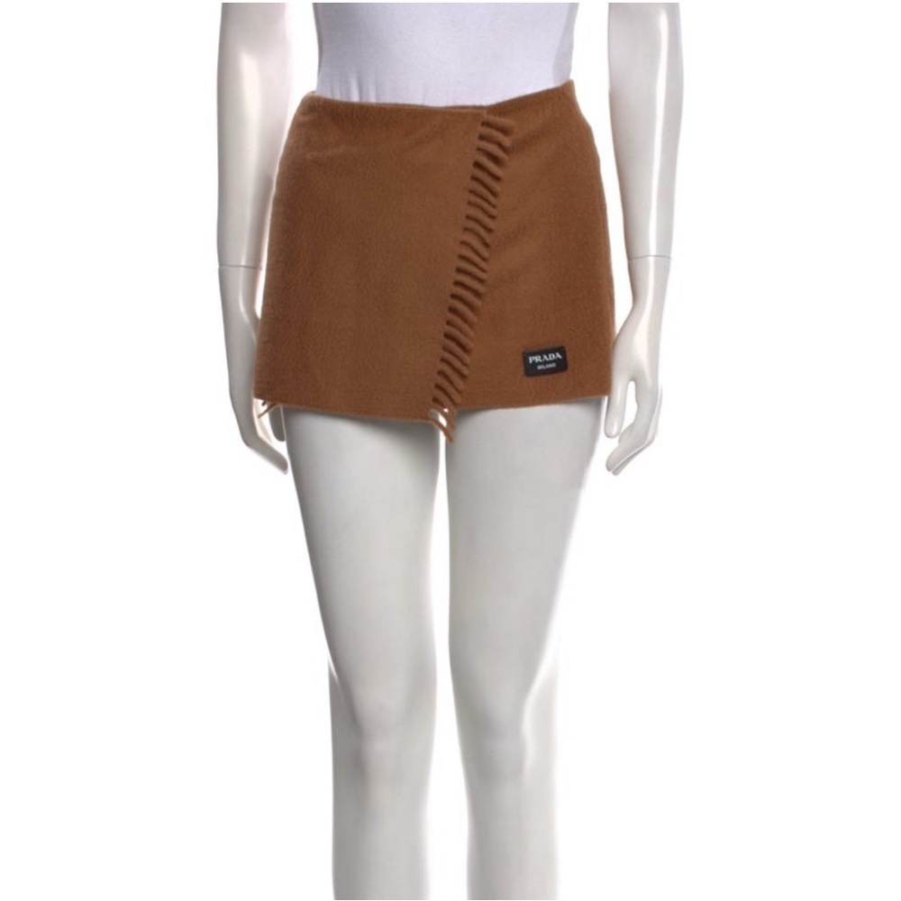Prada Tan Mini Skirt